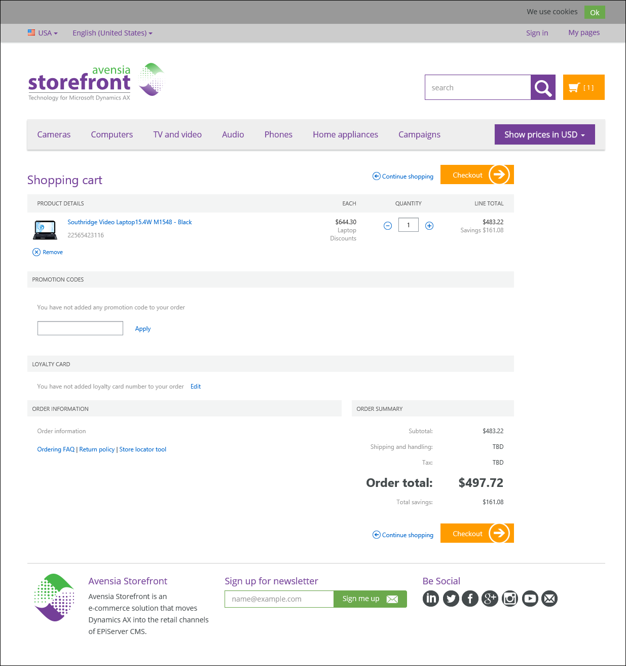 Avensia-Storefront-Checkout-page.png