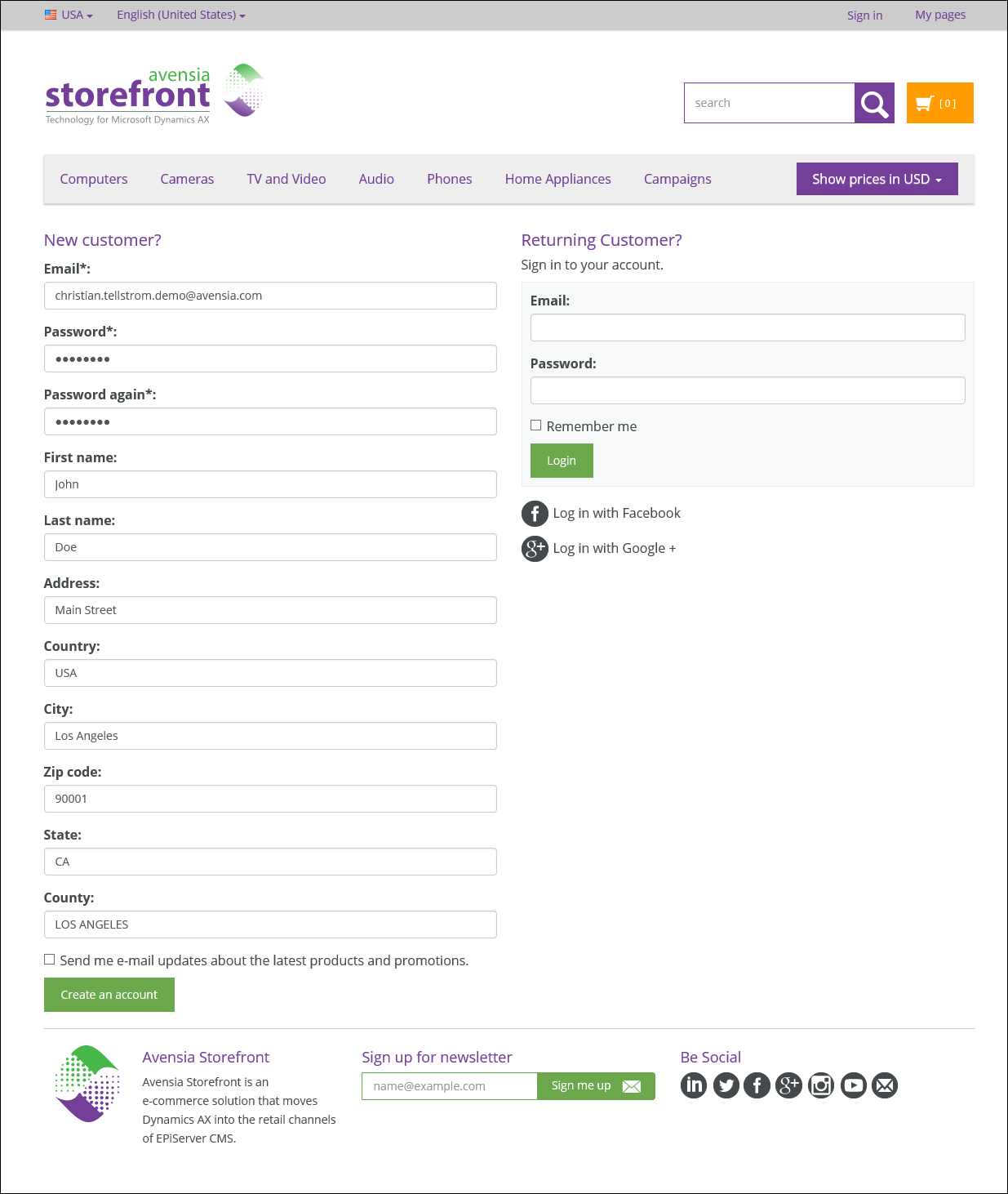 Avensia-Storefront-Register-customer-page.png
